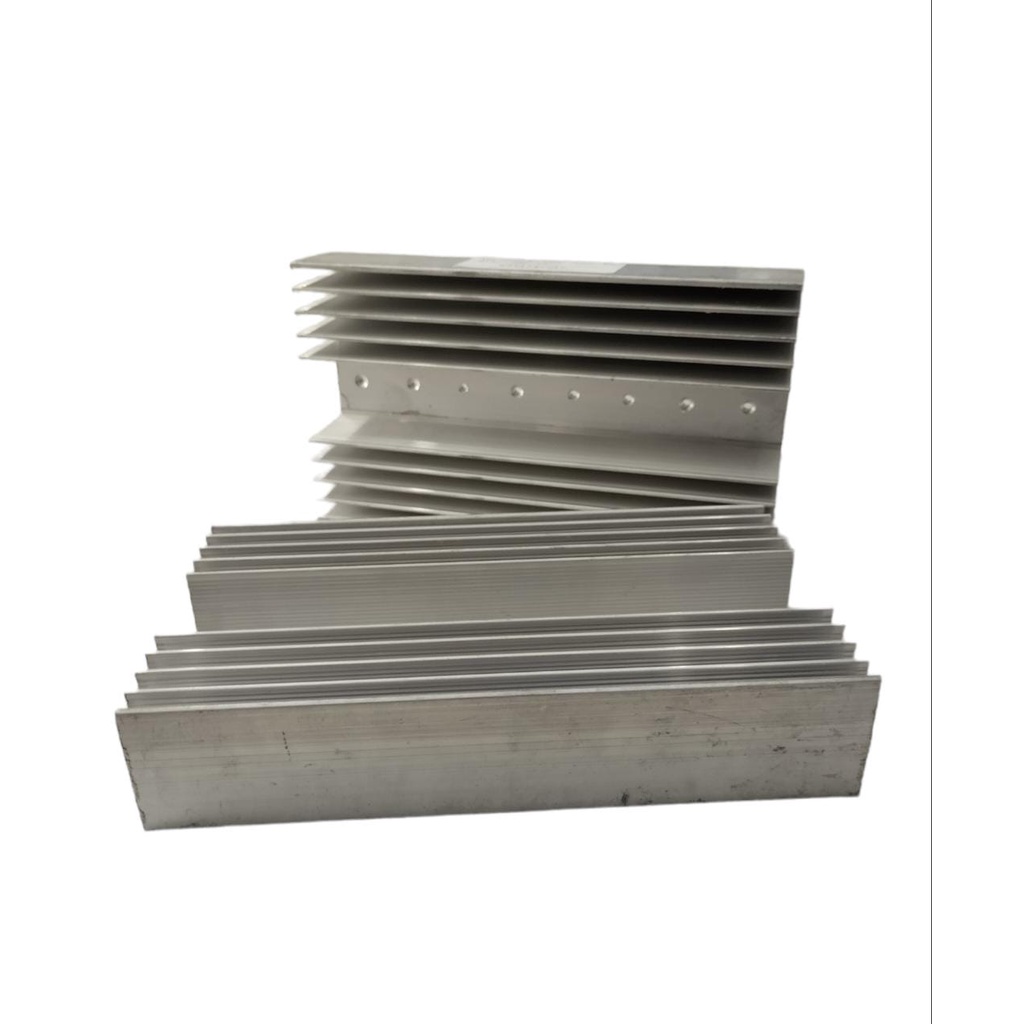 HEATSINK CKU 5 SIRIP TEBAL PUTIH M010 20CM