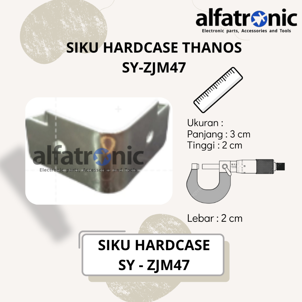 SIKU HARDCASE KAPTEN CAPTEN CAPTAIN MERK THANOS SIKU L POJOK SUDUT HARDCASE SIKU SAMPING L SIKU CORNER SY-ZJM47