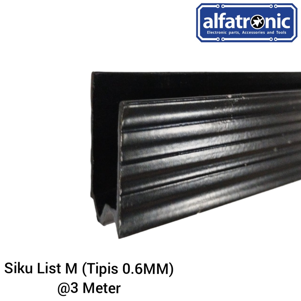 Siku List M (Tipis) Aluminium for Hardcase Box Siku hardcase List U Accesoris Hardcase Per 3M BISA REQUEST UKURAN SAMPAI MAKSIMAL POTONG 1 METER