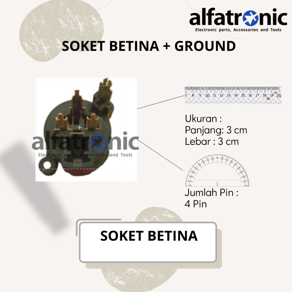 SOKET CANON BETINA + GROUND