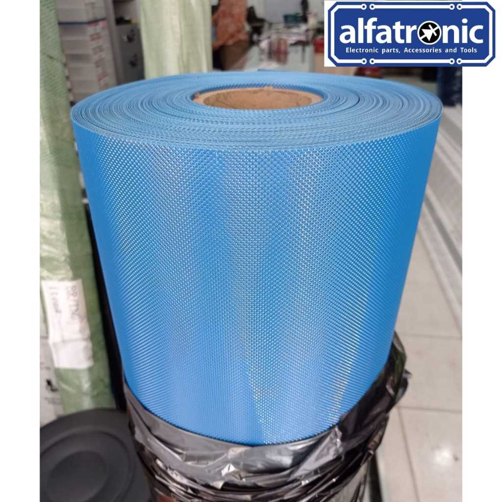 PELAPIS HARDCASE SPEAKER PVC FILM 3D PROFILE BIRU MODEL TITIK TITIK